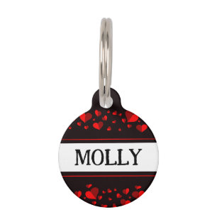Hearts Pet Tag