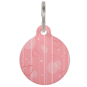 Hearts Pet Tag