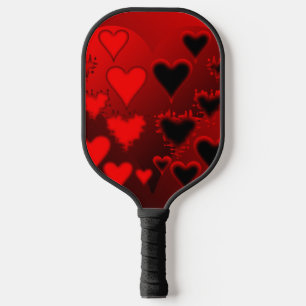 Hearts pickleball paddle