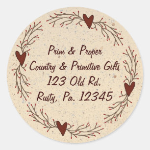 Hearts & Pip Berry Sticker