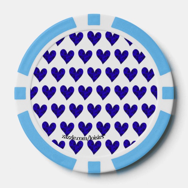 Hearts Poker Chips (Front)