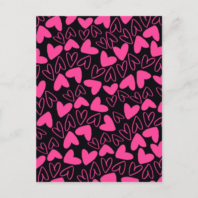 Hearts Postcard (Front)
