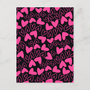 Hearts Postcard
