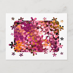 HEARTS POSTCARD