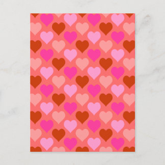 Hearts Postcard
