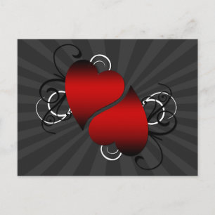 Hearts Postcard