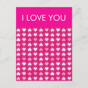 Hearts Postcard