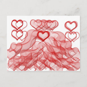 hearts postcard