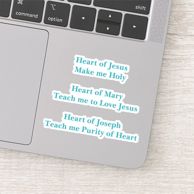Hearts Prayer Stickers (Detail)