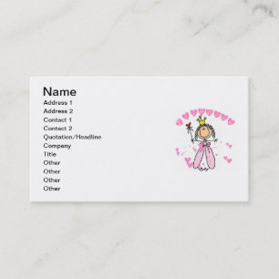 Hearts Princess Business Card