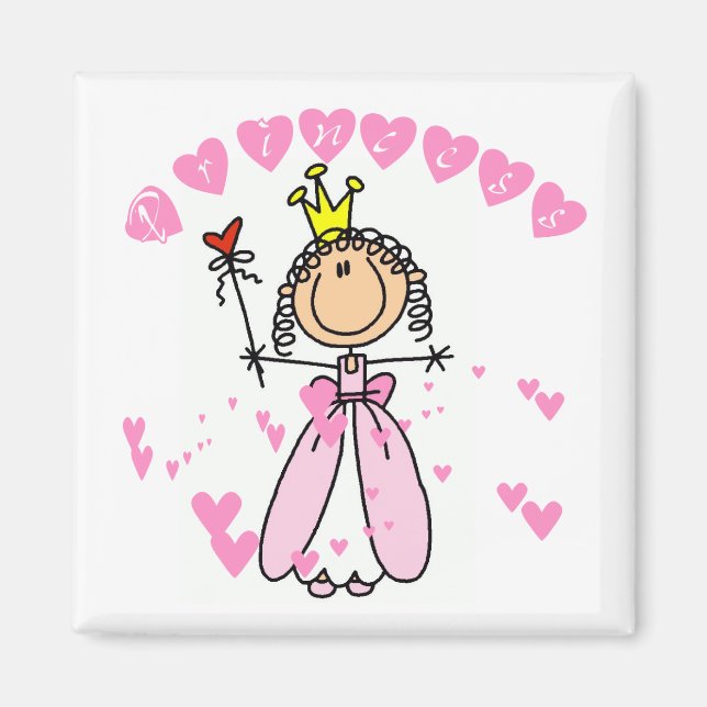 Hearts Princess Magnet (Front)