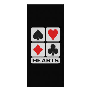 Hearts rack card