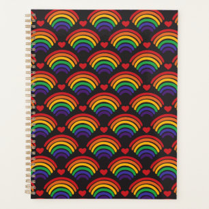 Hearts & Rainbows Pattern Planner