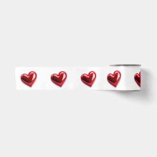 Hearts Ribbon Satin Ribbon