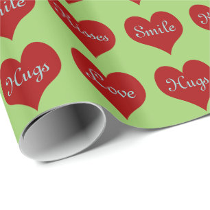 Hearts ~ Roll Gift Wrapping Paper COLOR CHANGE