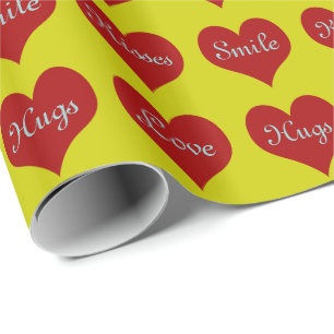 Hearts ~ Roll Gift Wrapping Paper COLOR CHANGE