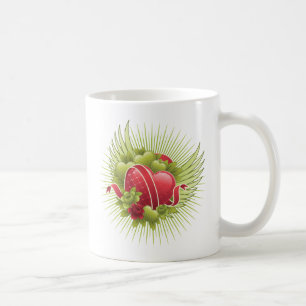 Hearts Roses and Wings Coffee Mug