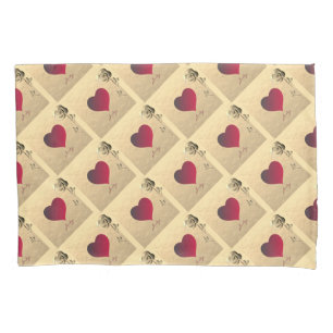 Hearts & Roses Repeat  Pillowcase