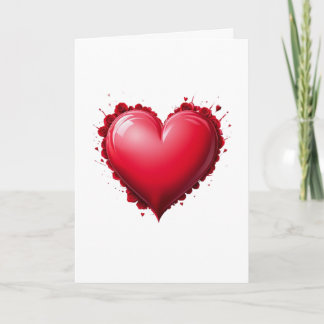 Hearts Roses Romantic Love  Card