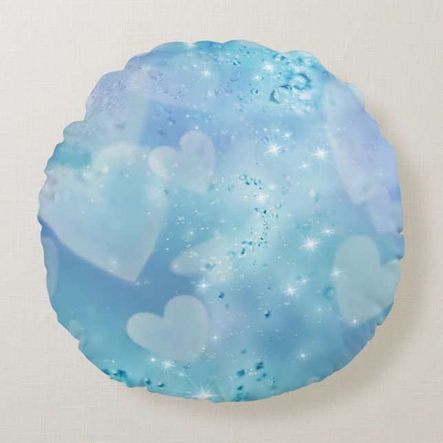 Hearts Round Cushion (Front)
