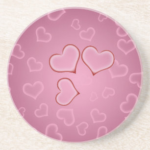 Hearts Sandstone Coaster
