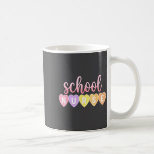 Hearts School Nurse Medical Istant Valentines Day Coffee Mug