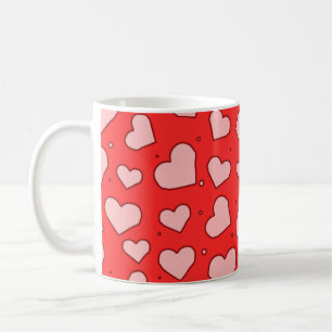 Hearts Seamless Pattern  Coffee Mug