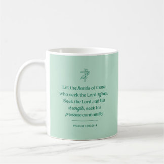 Hearts Seeking the Lord Christian Coffee Mug