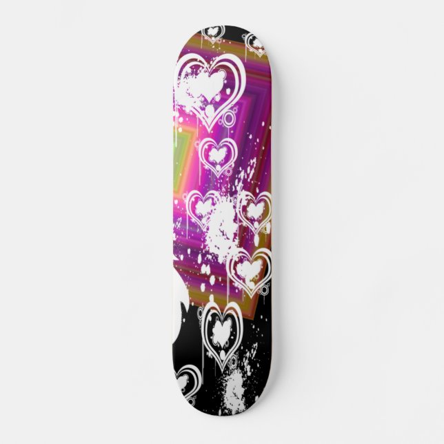 Hearts Skateboard (Front)