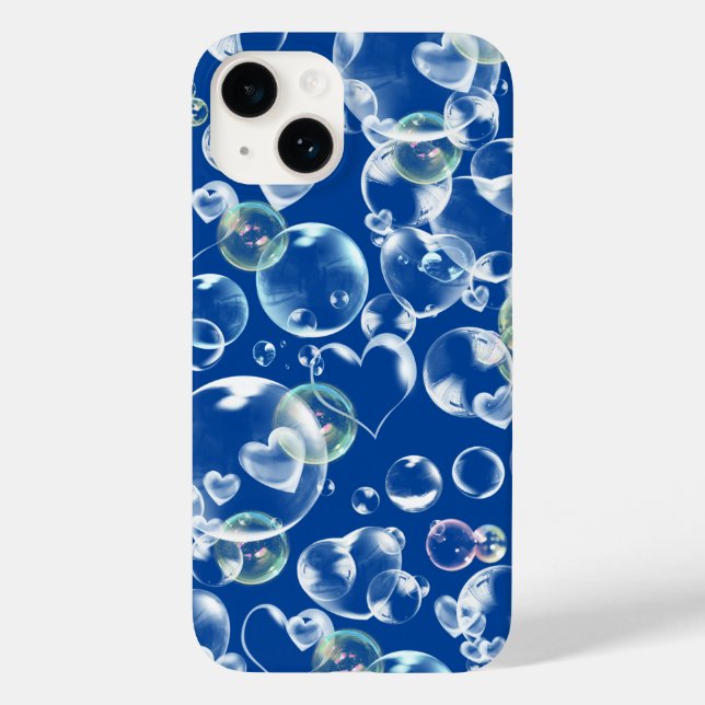 Hearts Soap Bubbles Case-Mate iPhone Case (Back)