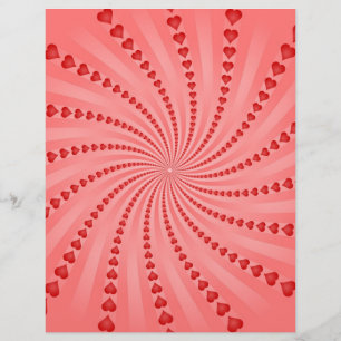 Hearts Spiral: Vector Artwork: Flyer