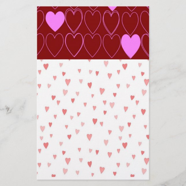Hearts Stationery (Front)