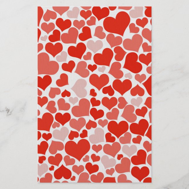 Hearts Stationery (Front)