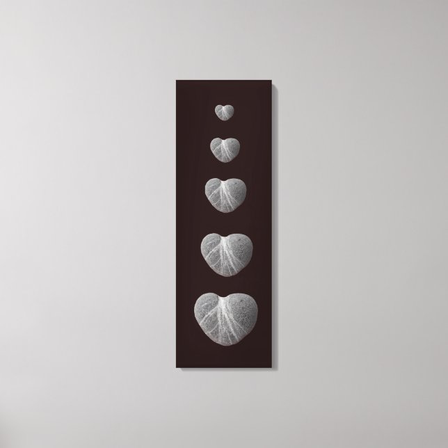Hearts stones canvas print (Front)