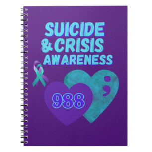 Hearts Suicide and Crisis Awareness Notebook
