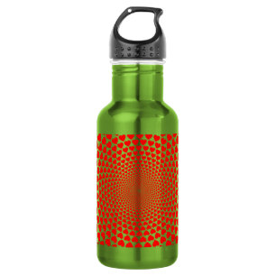 Hearts Symbols Red Mandala Pattern-25870 532 Ml Water Bottle