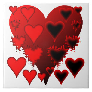 Hearts Tile