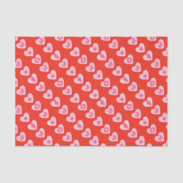 Hearts Tissue Paper (Front)