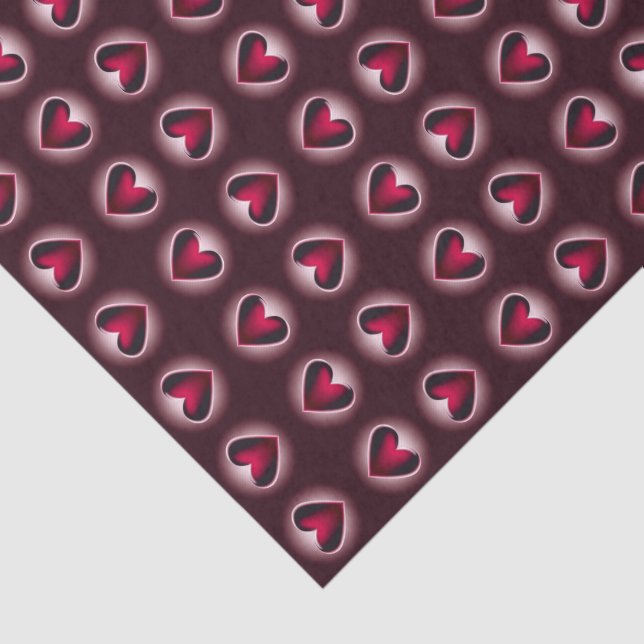 Hearts Tissue Paper (Detail)