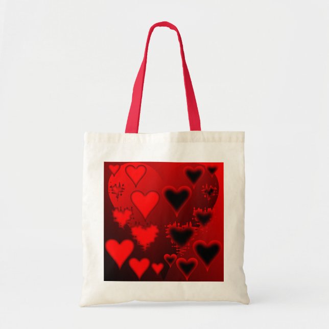 Hearts Tote Bag (Front)