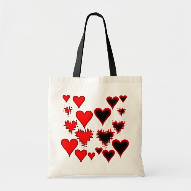 Hearts Tote Bag (Front)