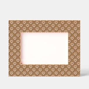 Heart's Trace Etched Wooden Frame