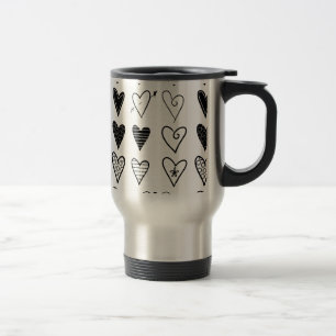 Hearts Travel Mug