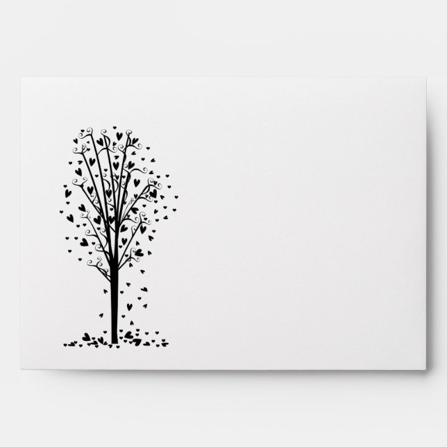 Hearts Tree Envelopes (Front)