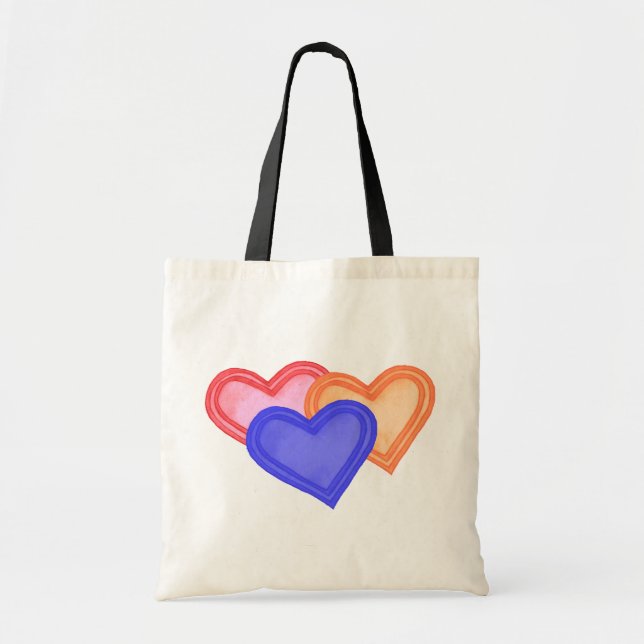 Hearts Trio Bag (Front)