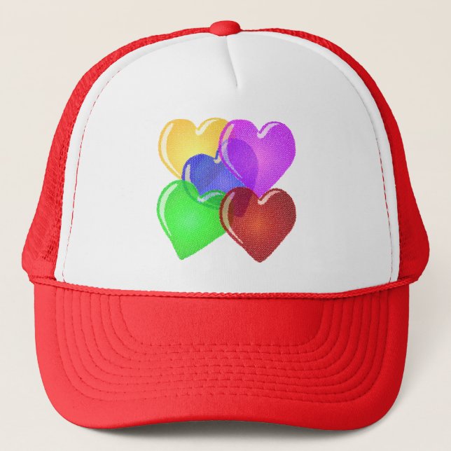 Hearts Trucker Hat (Front)