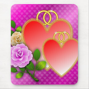 Hearts Valentine's Day-20362 Mouse Mat