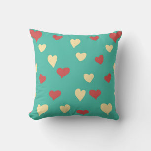 Hearts Valentine's Day 2 sided Print Pillow
