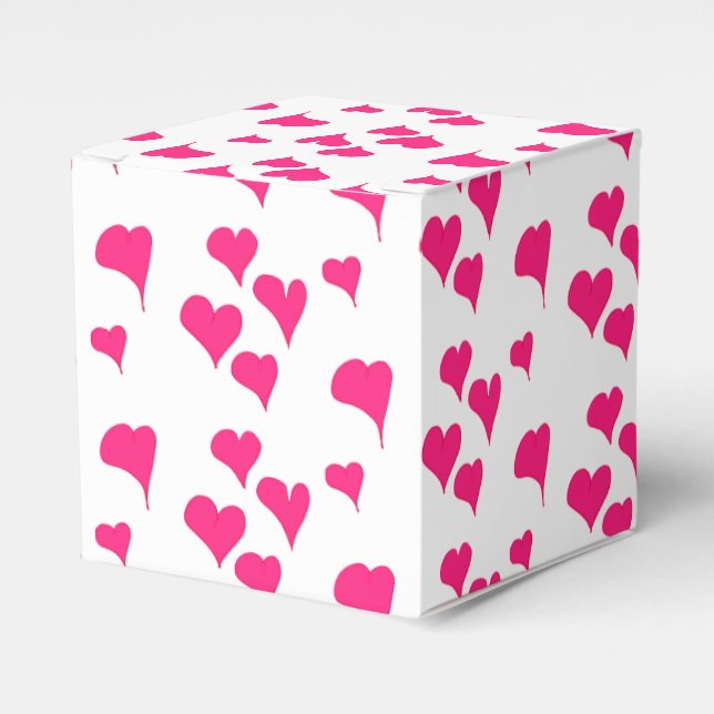 Hearts Valentines Day Gift Box (Front Side)