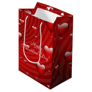 hearts Valentine's Day Medium Gift Bag